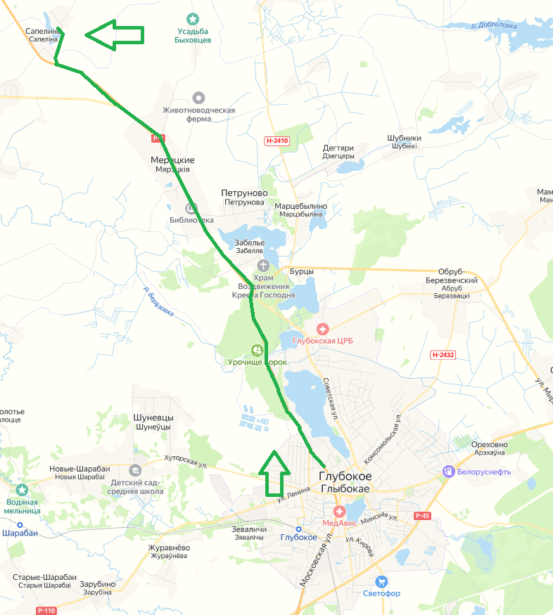 Карта проезда